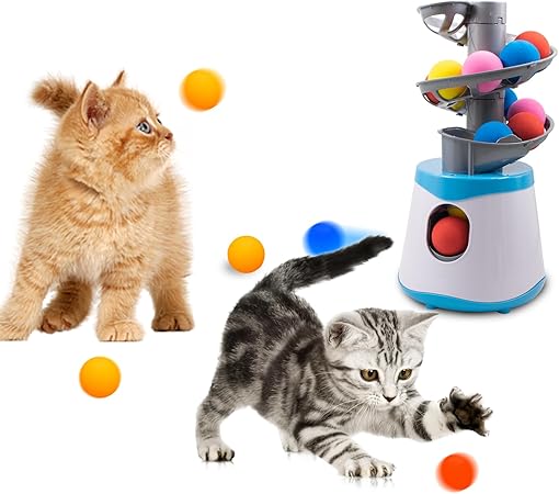 Automatic Ball Launcher for Small and Medium Cats